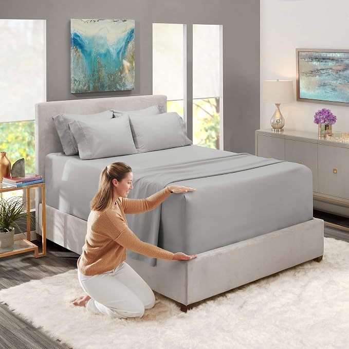 Hearth & Harbor Extra Deep Pocket Queen Sheets Sets - Image 3