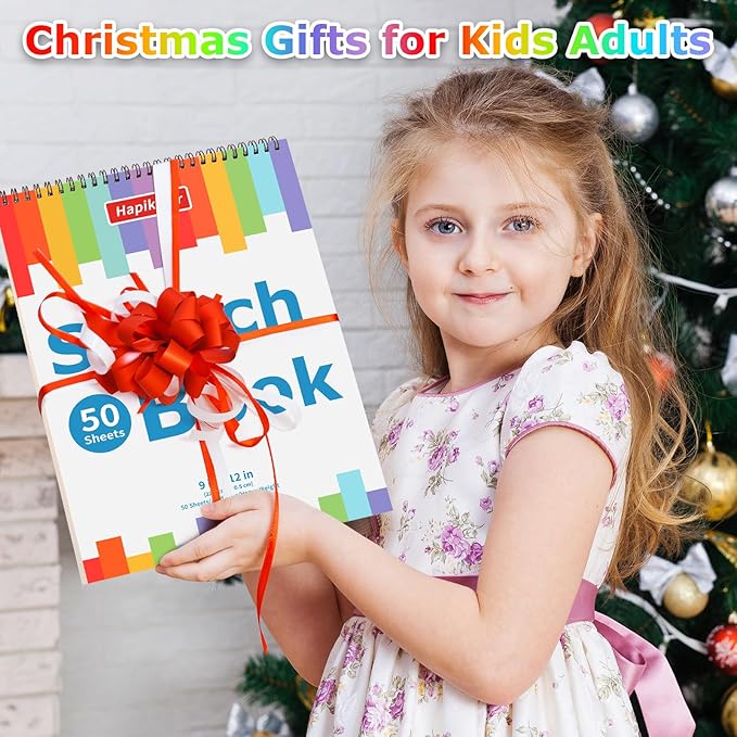9" x 12" Sketch Book, Acid Free Artist Drawing Book Paper, Art Supplies - Image 2