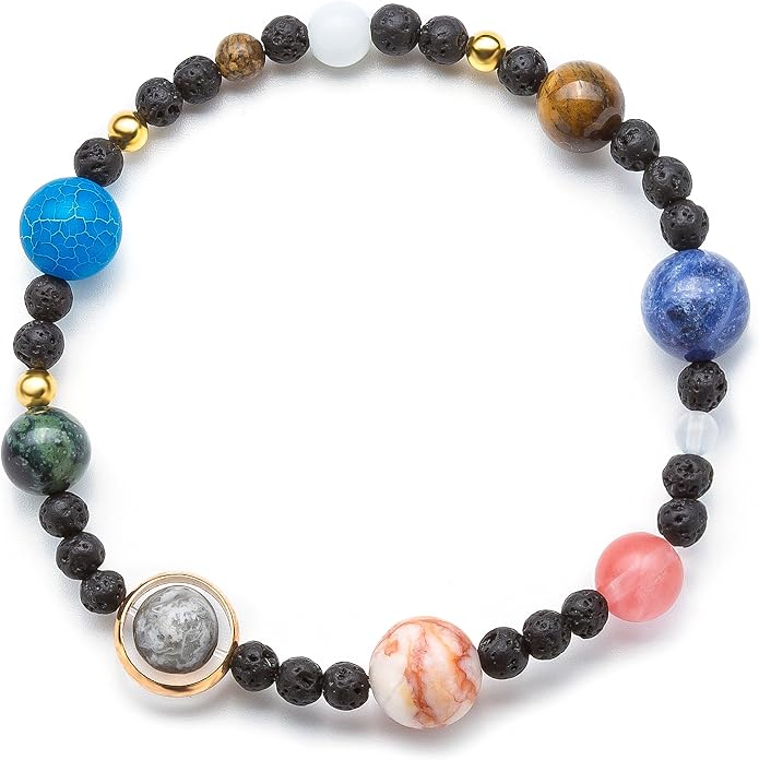 Fesciory Women Solar System Bracelet Universe Galaxy The Eight Planets Guardian - Image 2