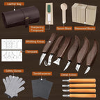 Wood Carving Kit for Beginners – 25pcs Whittling Knife Kit Wood Carving Tools - Image 5