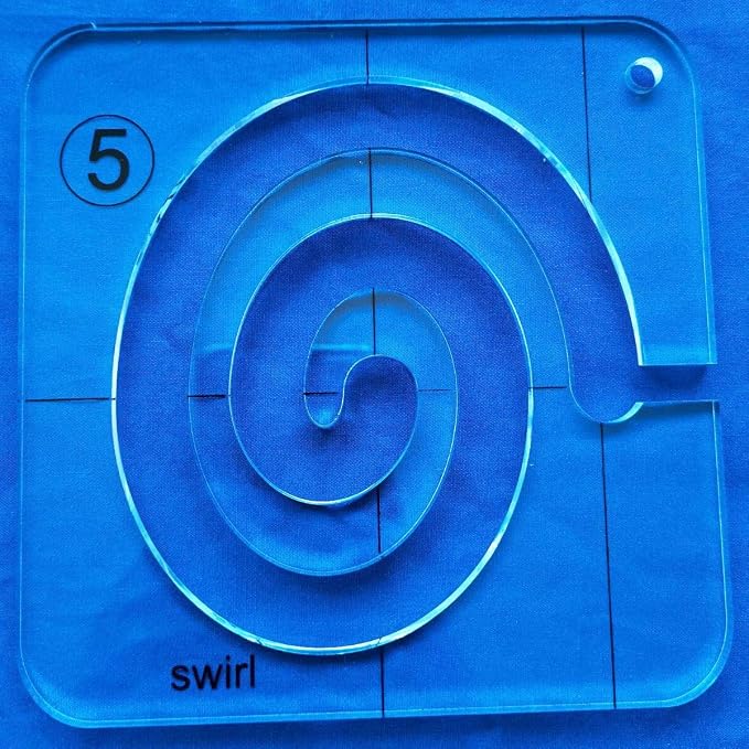 HONEYSEW Free Motion Quilting Template Series 5 - Image 2