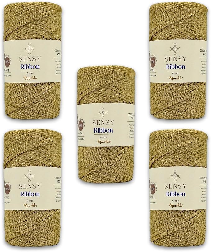 5 Skeins of Sensy Premium 4mm by SSENSY