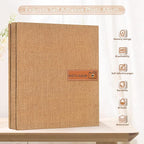 Popotop Large Photo Album Self Adhesive 4x6 5x7 8x10 Scrapbook Album DIY - Image 2