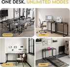 alawooder 31.5" Folding Desk: No Assembly, Wood Top - Image 8
