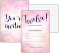 Pink Lover Birthday Invitations, 25 Double-Sided Invitation Cards by seclate