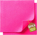 Hot Pink Soft Felt Sheets for Crafts, 1.6mm Thick, Handmade Crafts, DIY Projects by Grainear
