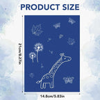 Cyanotype Kit with 30 Sheets Sun Print Paper & Acrylic Panel, 5.8 x 8.3 IN | - Image 2