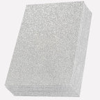 SALEMAR Silver Sticky Glitter Foam Sheets by SALEMAR
