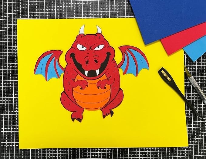 MEARCOOH Foam Sheets Crafts 9x12 in 30Pack 15 Colors 2mm Eva Color Craft Foam - Image 6