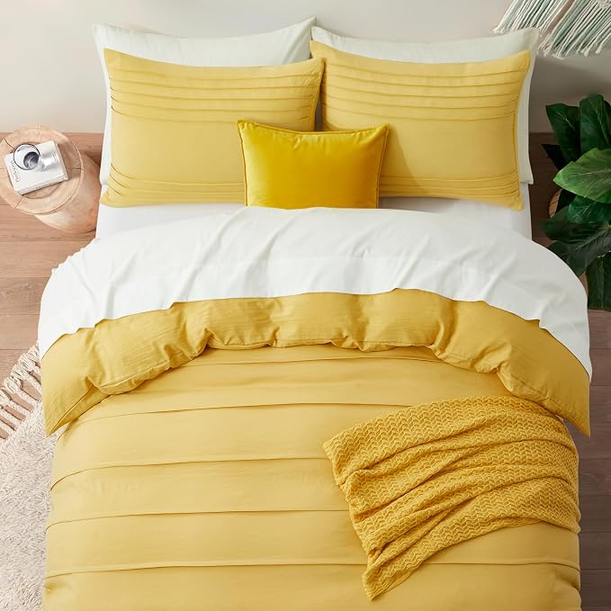 Oli Anderson Mist Yellow Duvet Cover King Size - Image 6