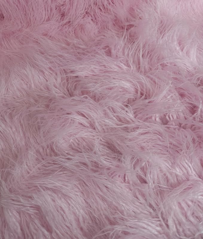 Fabric Empire 2.3oz Faux Fur Curly Yak Fabric 3.5" Long Pile Japanese Yarn/Sold by FabricEmpire