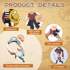 60pcs Pirate Cutouts Pirate Treasure Theme Bulletin Board Decorations Skull Hat - Image 3