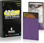 120Pack Card Sleeves for Trading Cards, Matte Card Sleeves Deck Card Protectors by Fabmaker