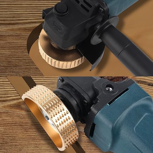 Pomsare 5PCS Angle Grinder Wood Carving Disc Set, Polishing Wheel Pad Sanding - Image 8