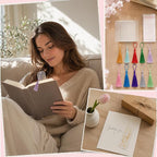 90Pcs Acrylic Bookmark Blanks Kit-30 Set Clear Acrylic Bookmarks 6" x 2" - Image 5
