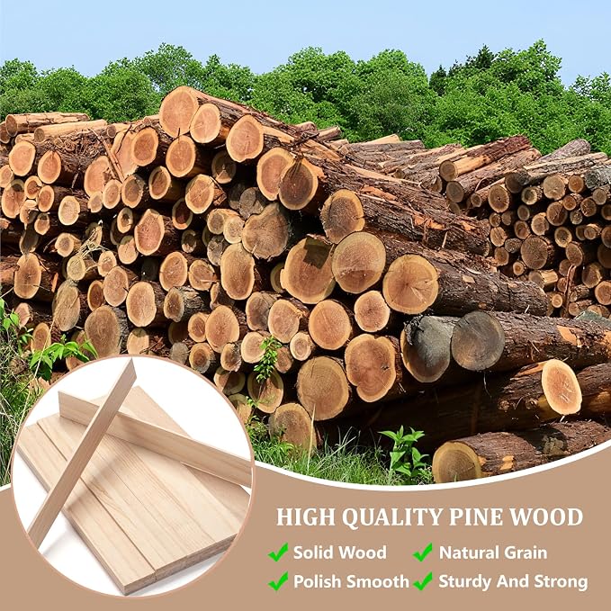 Wood Strips Slats Wooden Sticks - Image 5