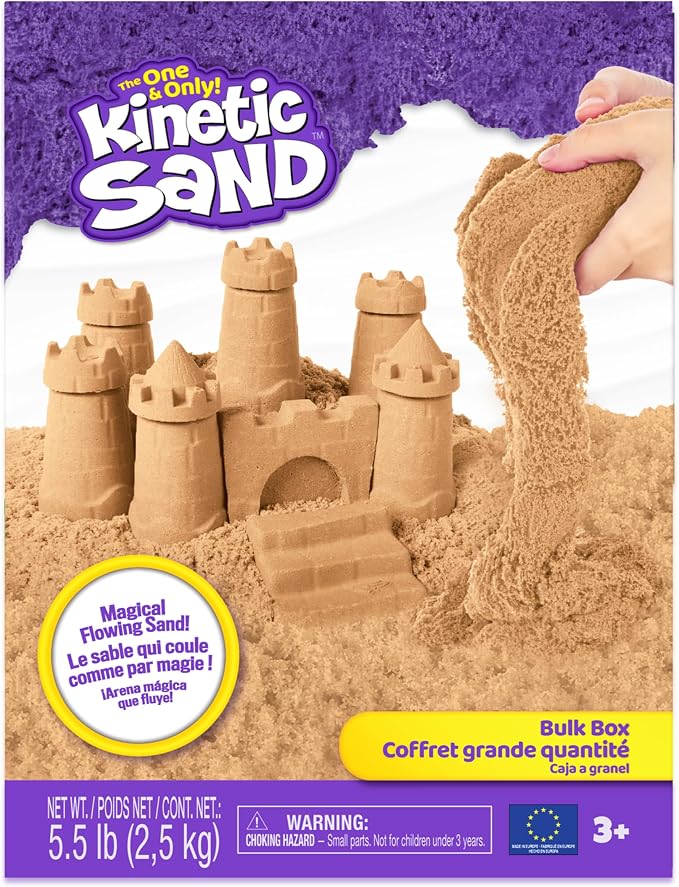 Kinetic Sand 5.5lb Brown Sand Amazon Exclusive, Sensory Toys, Ages 3+ | - Image 8