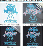 HTVVETUR Glitter HTV Vinyl Rolls Heat Transfer Vinyl - Image 5