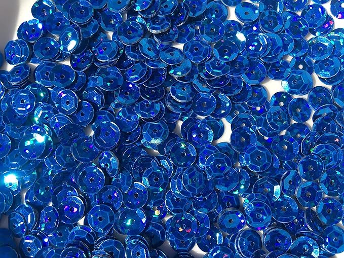 Sequins 8mm 800/Pkg Blue - Image 2