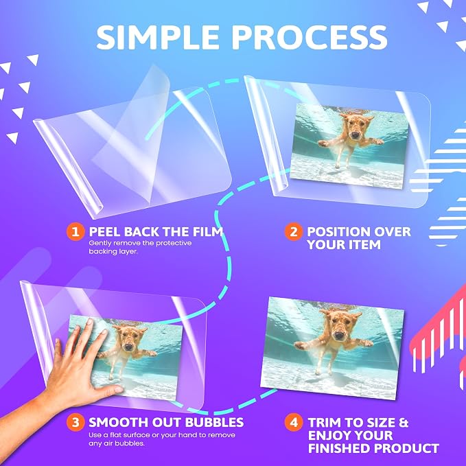 Frisco Craft Self Laminating Sheets, No Machine Needed, Self Sealing Laminate - Image 4