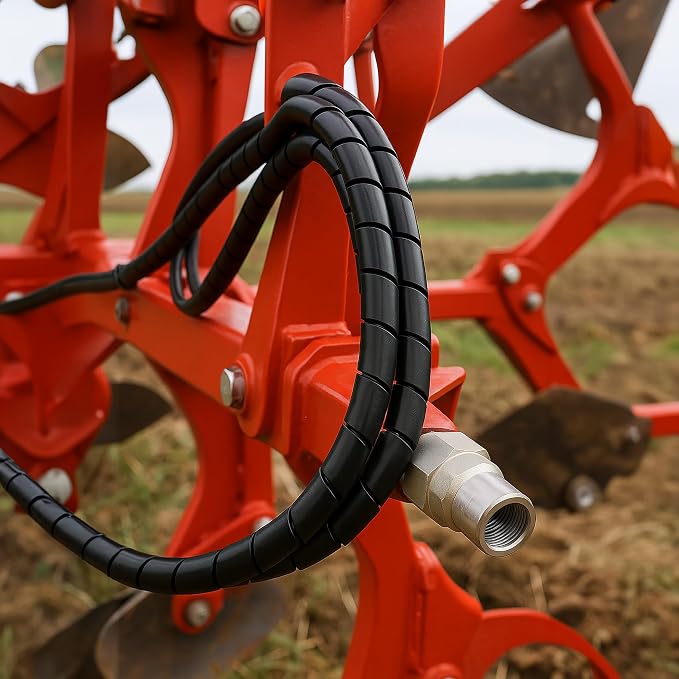 Electriduct 5 Inch Heavy Duty Spiral Wrap HDPE Flexible Plastic Cable Sleeve - Image 5