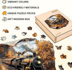 Autumn Train Puzzles Adults Gifts - Image 2