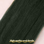 QMNNMA 14.1oz Wool Roving Yarn, Needle Felting Wool, Felting Supplies | Dark - Image 2