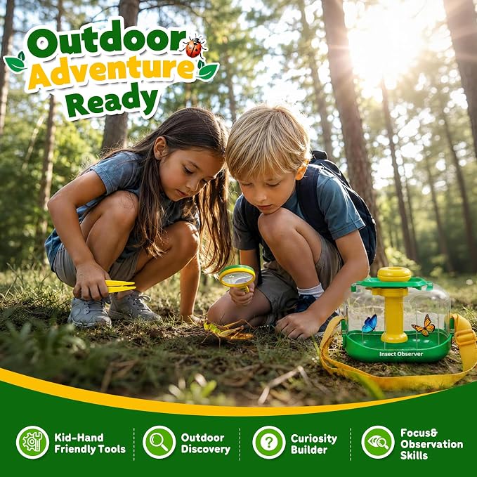 Bug Catcher Kit for Kids, Insect Observation Box Outdoor Explorer Toys - Image 5