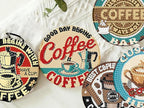 Benjenes 8 PCS Coffee Diamond Art Coasters Kits | Diamond Paintings Coasters - Image 7