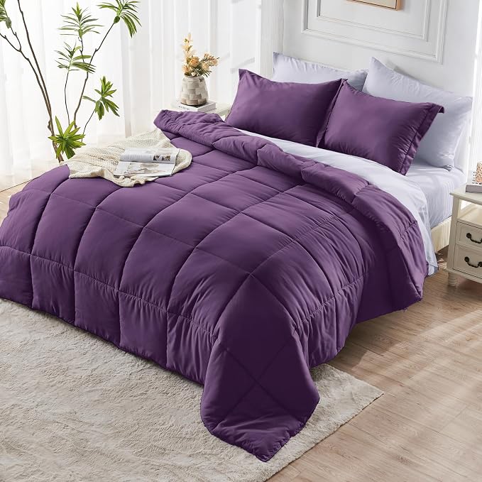 JOLLYVOGUE Queen Comforter Set, Ultra-Soft Bed in a Bag Queen Size 7 Pieces - Image 8