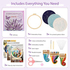 Uniartfy 3 Pack Embroidery Starter Kit - Image 2