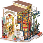 Rolife DIY Miniature House Kit Flower Shop, Tiny House Kit - Image 3