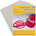 New brothread - 16 Options- 6PCS Embroidery Puffy Foam 9″x12″ Large Size 3MM by Newbrothread