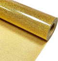Gold Glitter Heat Transfer Vinyl 12" x 8 ft HTV by MerryMade