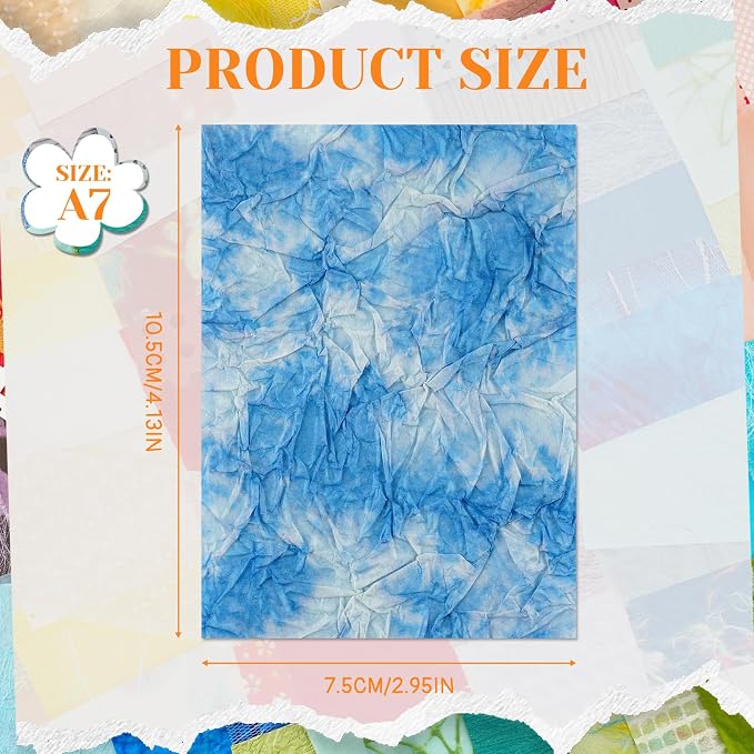 208 Pcs Scrapbook Supplies Kit, 12 Color Textured Scrapbook Paper and Mesh - Image 2