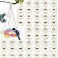 DoubleFill 48 Pcs Bird Feeder Craft Kits by DoubleFill