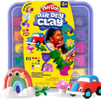 Play-Doh Air Dry Clay Case, Scented Variety Pack, 13 Air-Dry Clays, Fun Molds by Unknown