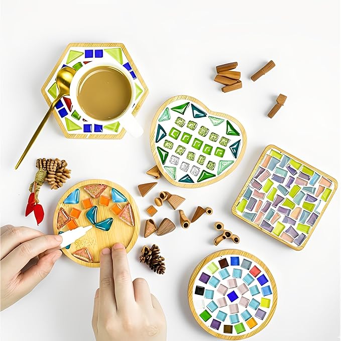 Bamboo Coasters for Crafts, DIY resin projects, classroom crafts, group - Image 4
