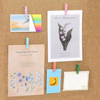 50 PCS Wooden Clips Push Pins Tacks - Image 7