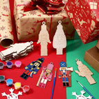 Cinnvoice 60 Pcs Wood Christmas Crafts - Image 5