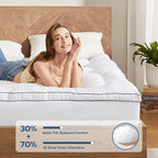 BEDLORE California King Mattress Topper, Thick Pillow Top Pad - Image 2
