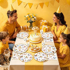 168Pcs Cat Themed Birthday Party Supplies Cute Animal Parade Plates Napkins - Image 7