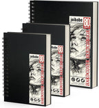 2PACK 5.5x8.5 and 1Pack 9 x 11 inches Hardcover Sketch Book，3 Pack by Joibabe