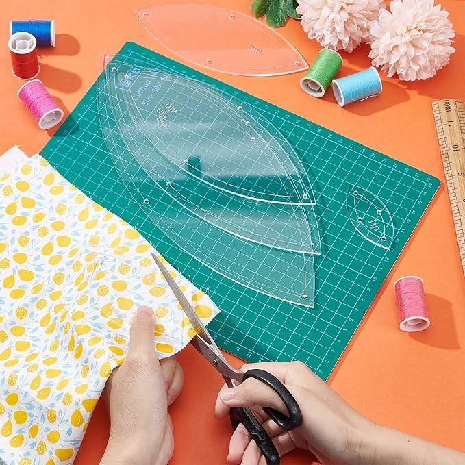 BENECREAT 6PCS Leaf Quilting Templates Set, Quilting Sewing Needlework Craft - Image 5