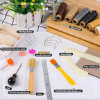 JUPEAN Book Binding Kits, Book Binding Press, 7.9”x11.6”, Books Making Kit - Image 6