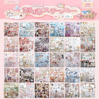 Tmtains 30 Sheets Japanese Manga Style Sticker Book 800+Pcs Heisei Retro Animal - Image 3