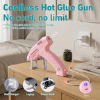 Cordless Hot Glue Gun, 20W Hot Glue Gun - Image 2