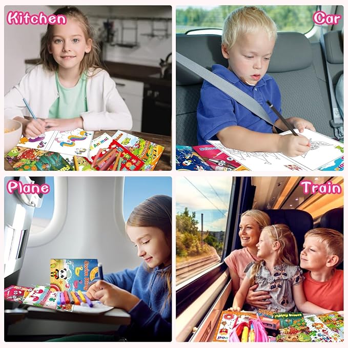 Kalysky 24 Mini Coloring Books for Kids Ages 4-8 8-12 Party Favors | 7 x 5.1 - Image 7