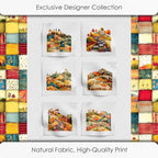 Patchwork Autumn Landscape Cotton Fabric Panel – 6 Designs + Bonus Sheet - Image 5