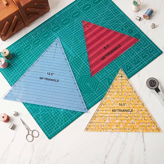 Kigley 3 Pcs 60 Degree Triangle Ruler - Image 6